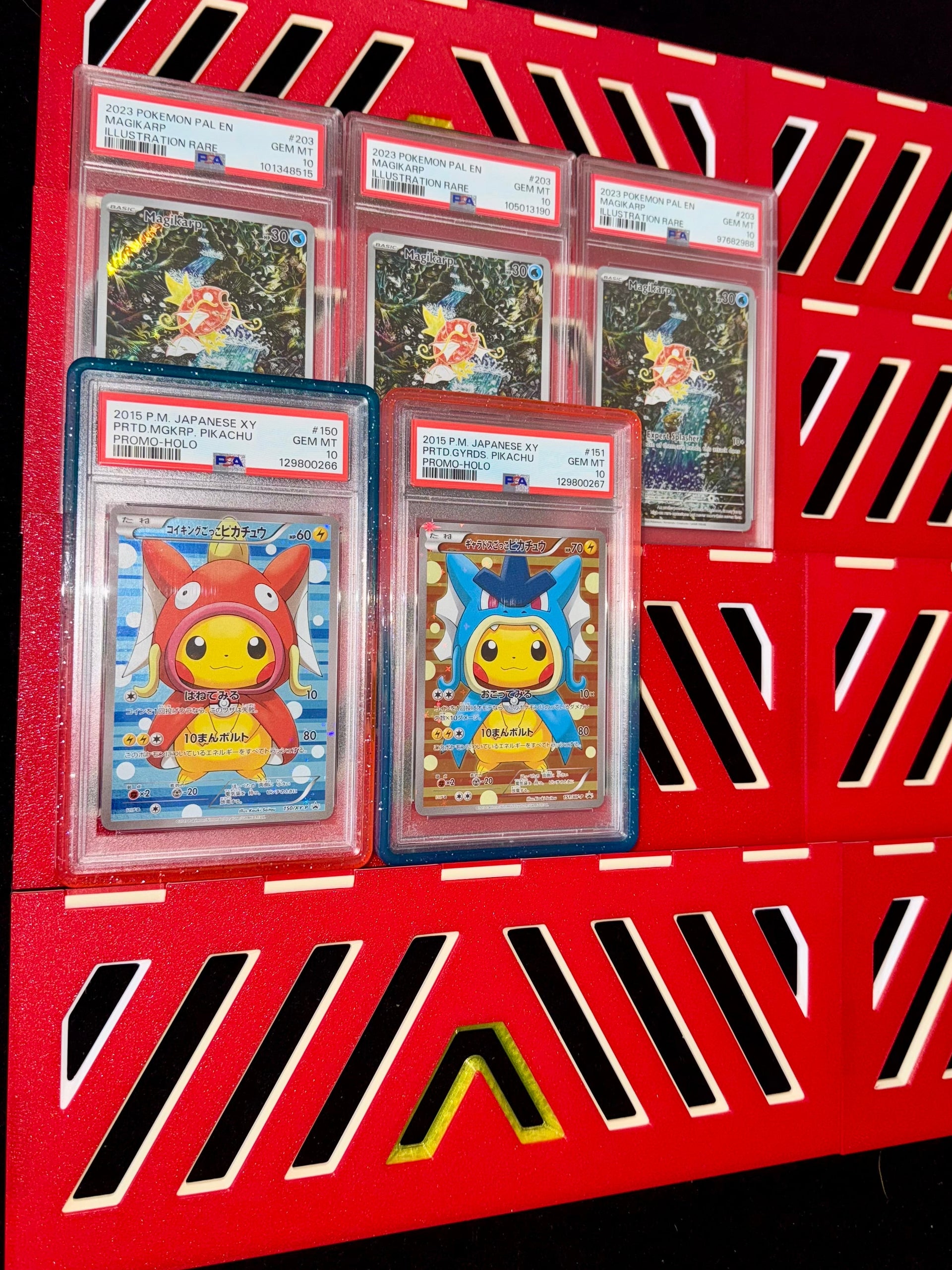 yugioh custom card sleeves Magnetic Graded Card Risers