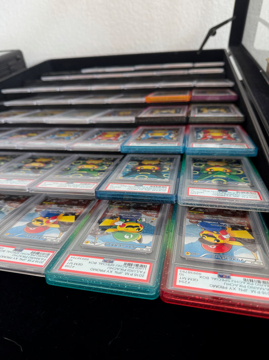 Magnetic Graded Card Risers - Larger Cases